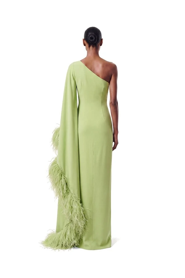 Vestido Celta Plumas