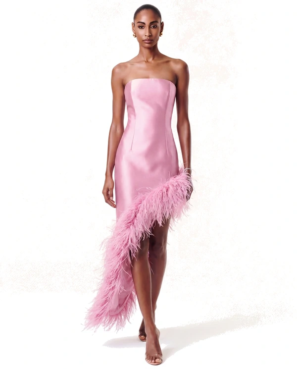 Vestido New Ana Plumas