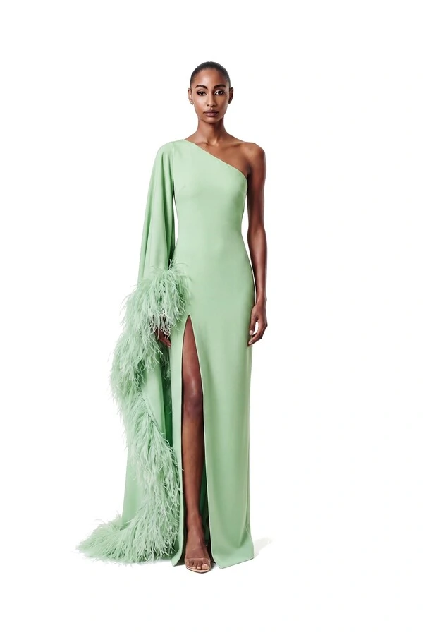 Vestido Celta Plumas