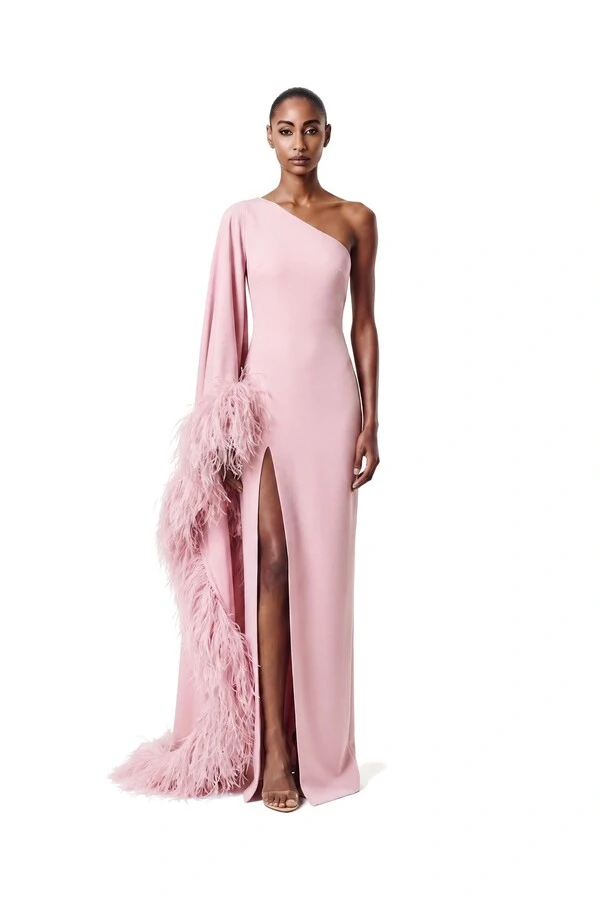 Vestido Celta Plumas