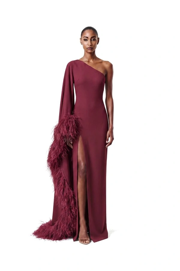 Vestido Celta Plumas