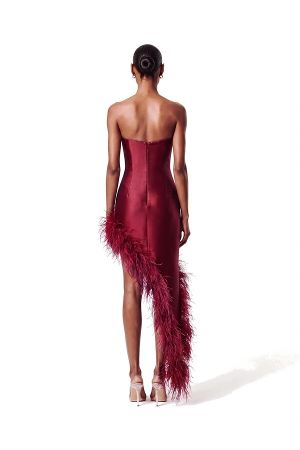 Vestido New Ana Plumas