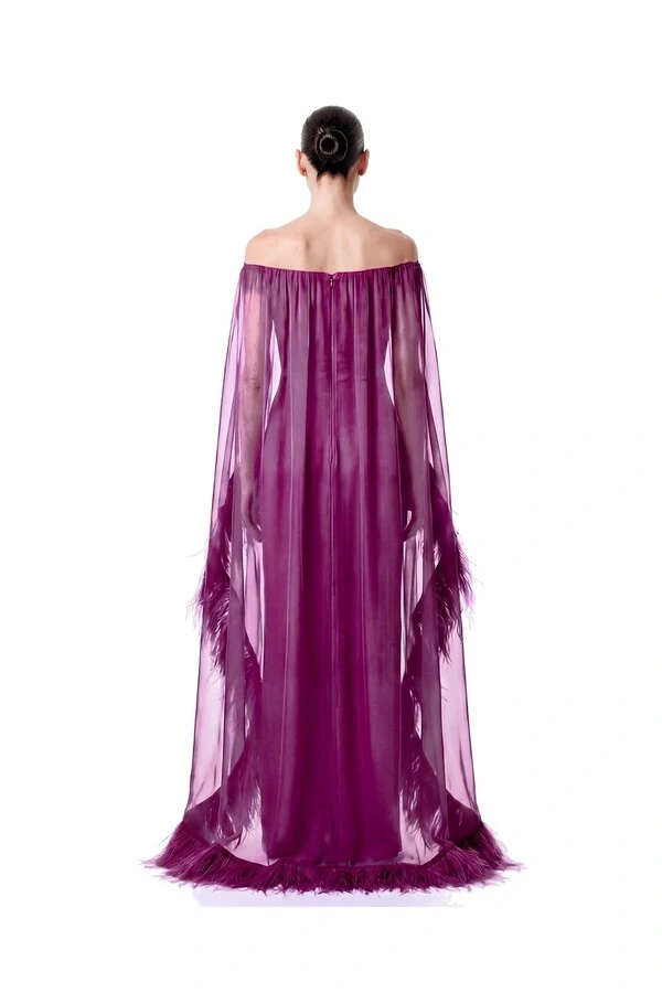 Vestido Lille Plumas