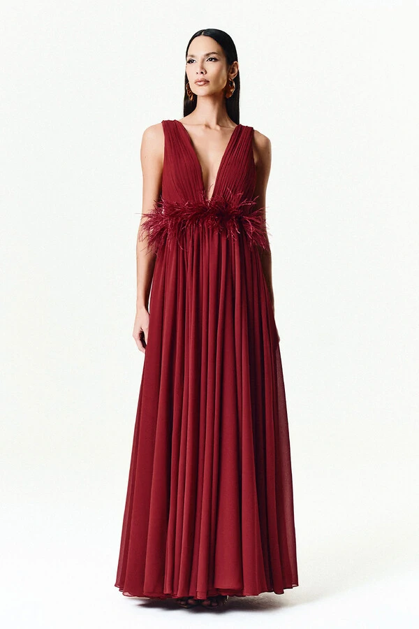 Vestido Flora Com Capa