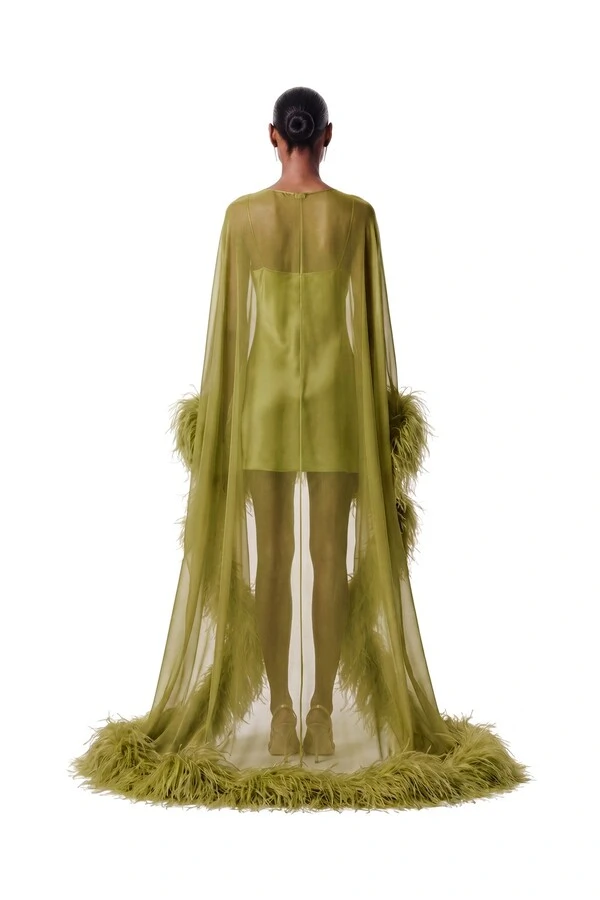 Vestido New Fênix Plumas