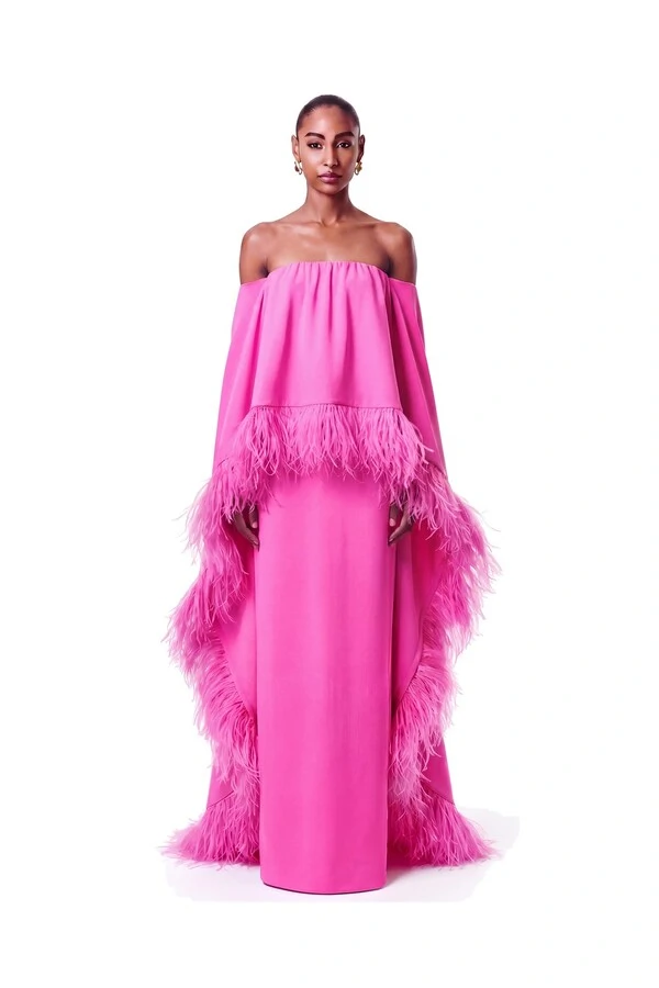 Vestido Lille Plumas