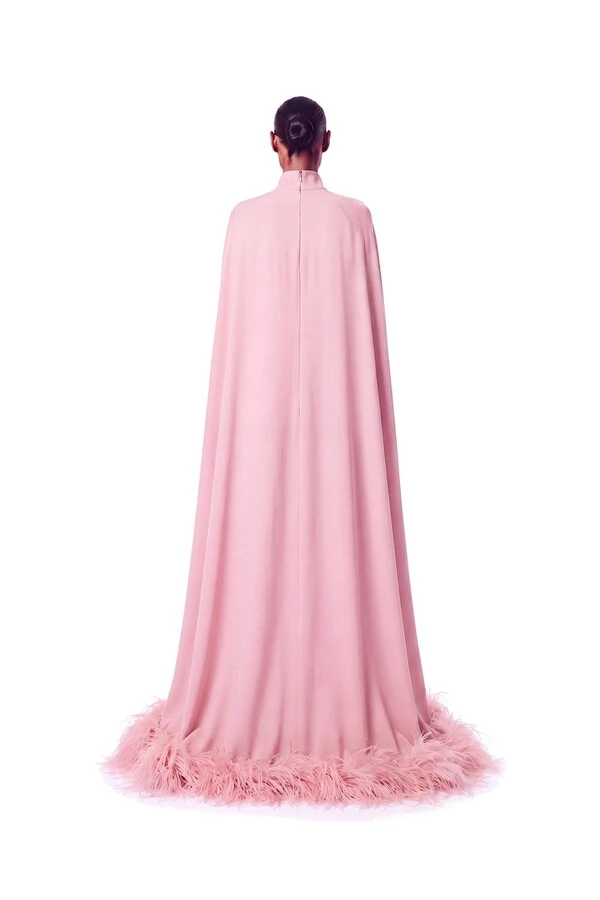 Vestido Morgana Plumas