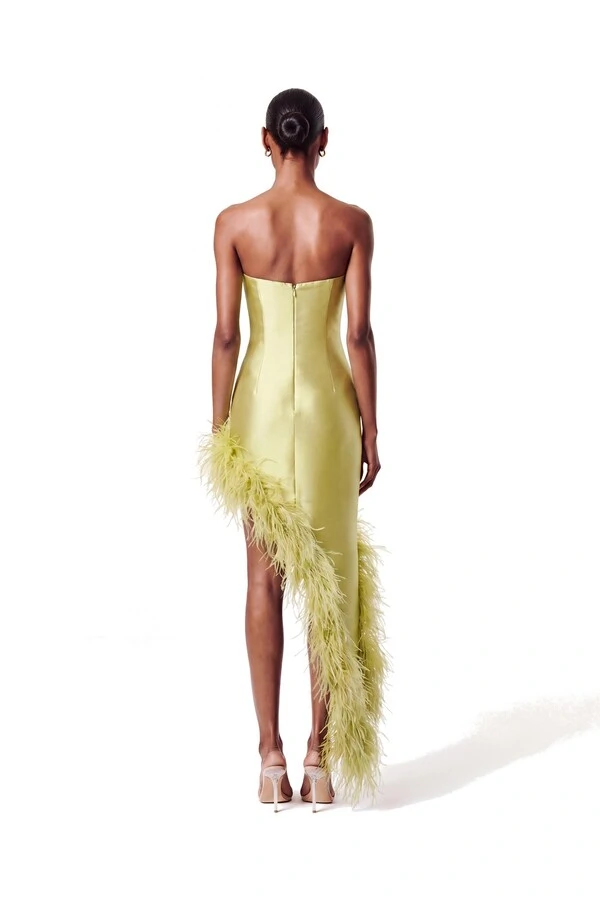 Vestido New Ana Plumas
