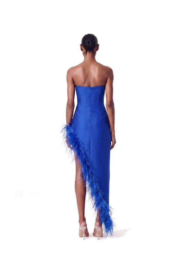 Vestido Raquel Plumas