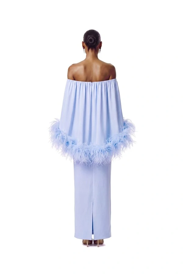 Vestido Versalhes Plumas