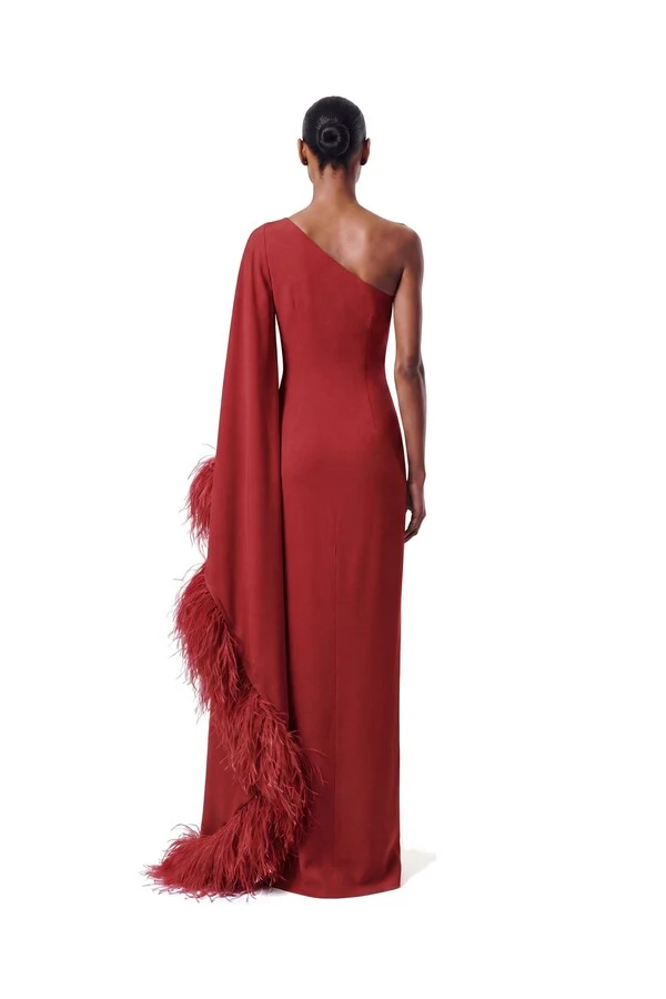 Vestido Celta Plumas