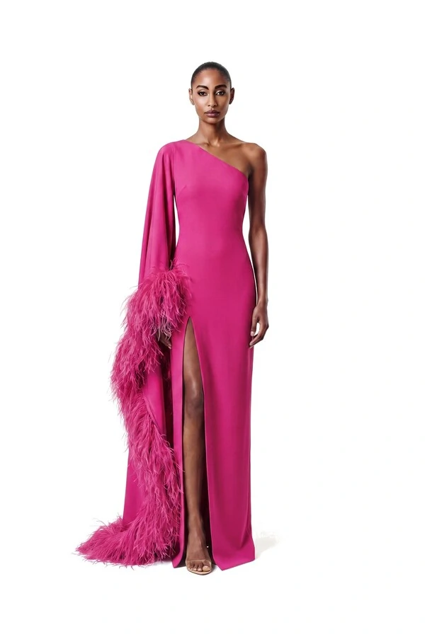 Vestido Celta Plumas