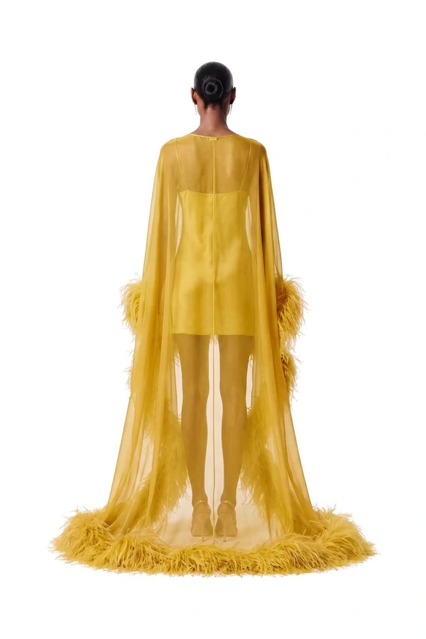 Vestido New Fênix Plumas