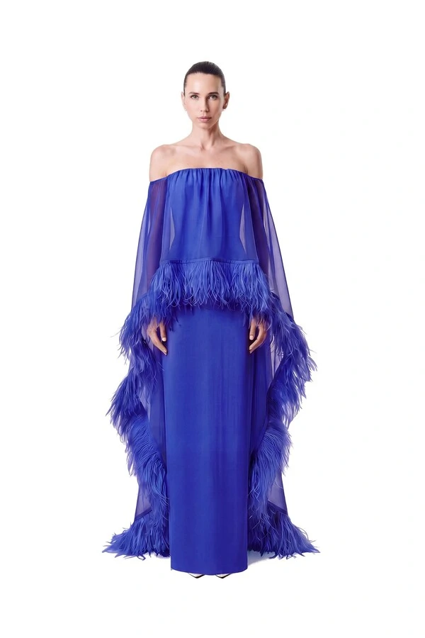 Vestido Lille Plumas