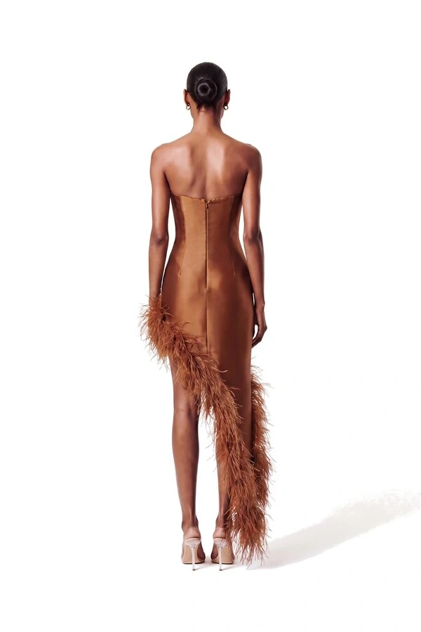 Vestido New Ana Plumas