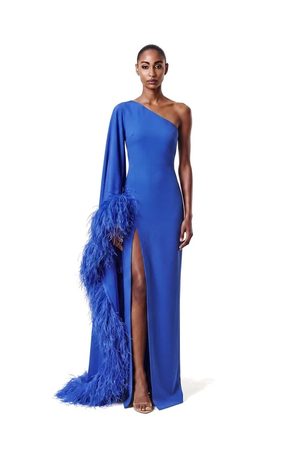 Vestido Celta Plumas