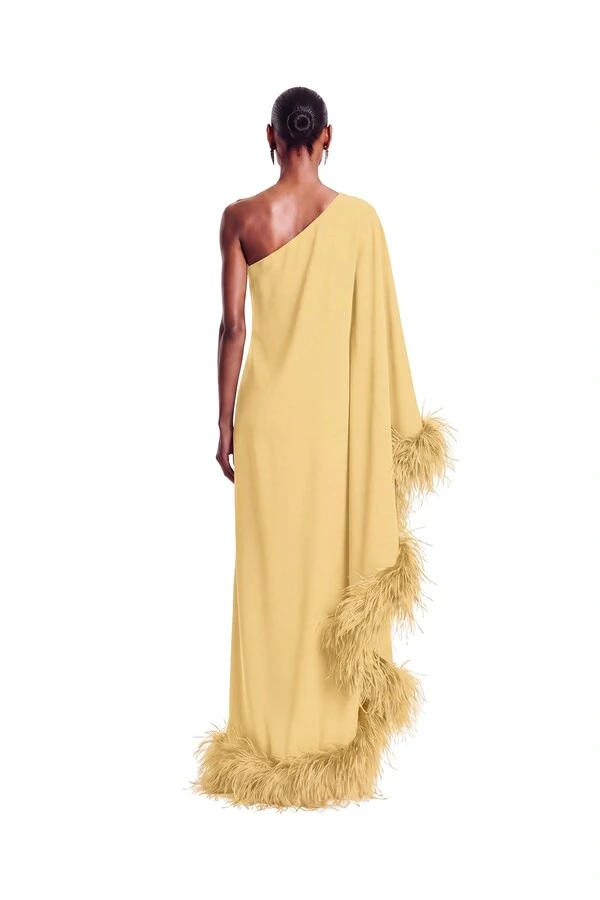 Vestido Florença Plumas