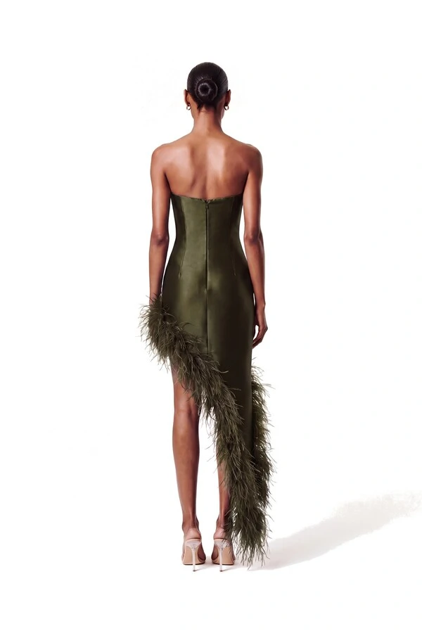 Vestido New Ana Plumas