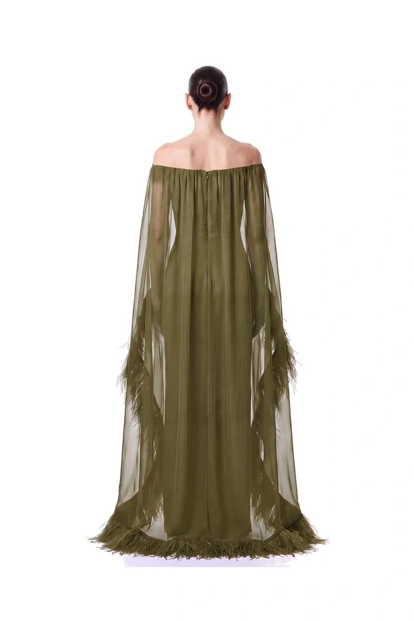 Vestido Lille Plumas