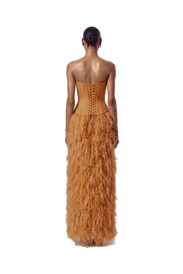 Conjunto Corselet Nantes Plumas
