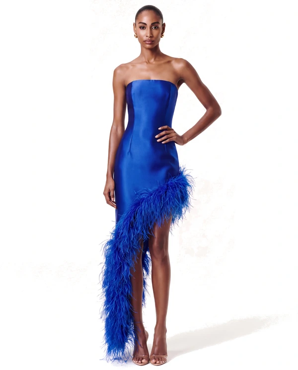 Vestido New Ana Plumas
