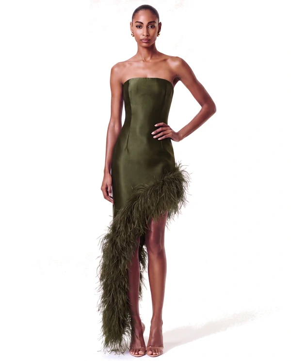 Vestido New Ana Plumas