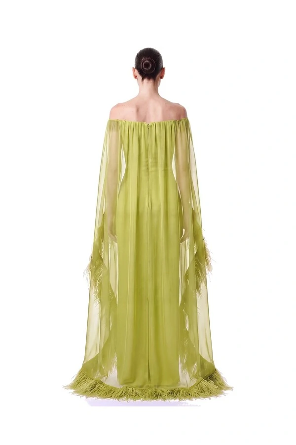 Vestido Lille Plumas