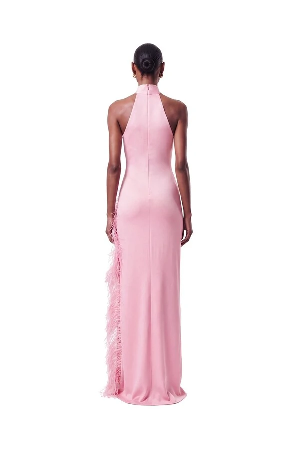 Vestido London Plumas