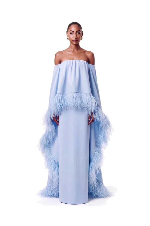 Vestido Lille Plumas