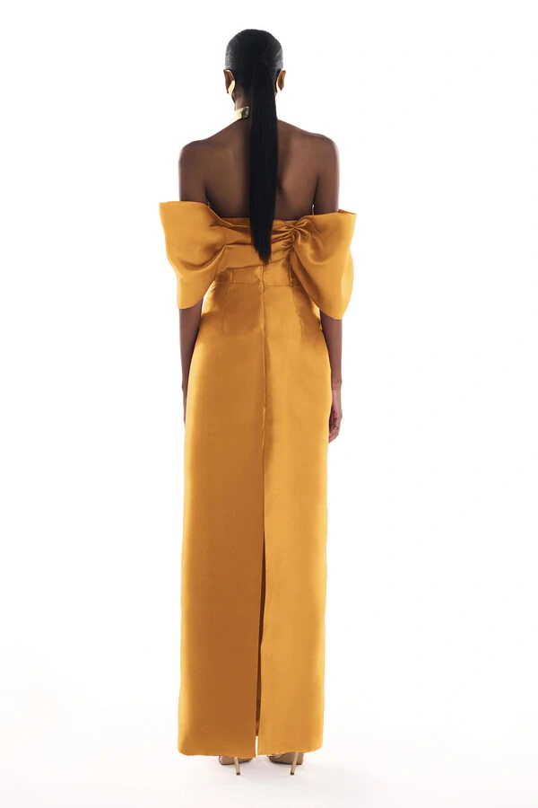 Vestido Aurora Longo Crepe