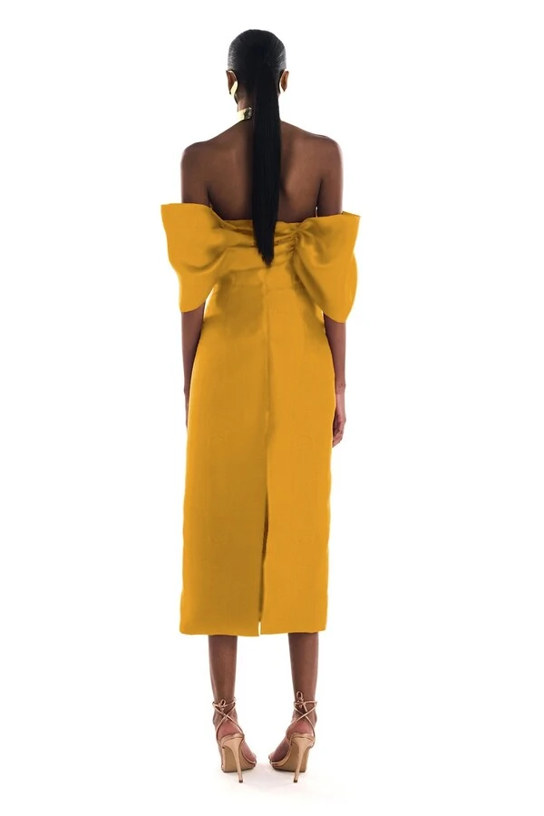 Vestido Aurora Midi Crepe PE