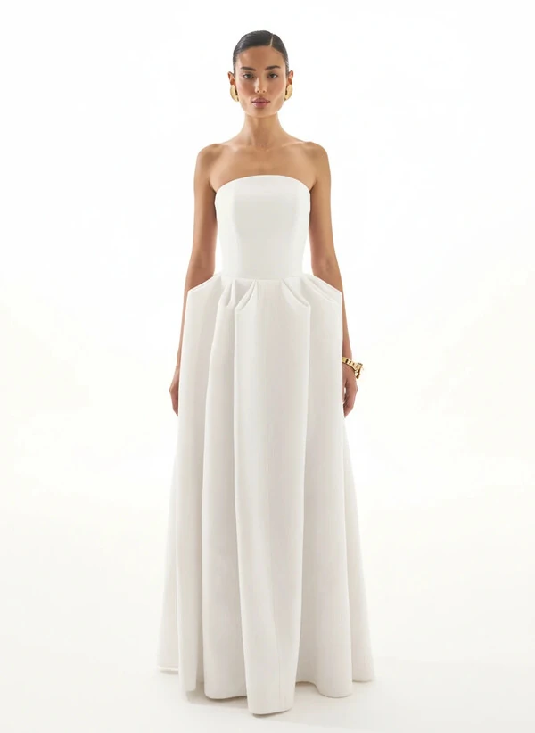 Vestido Bridal Ada Longo Crepe PE