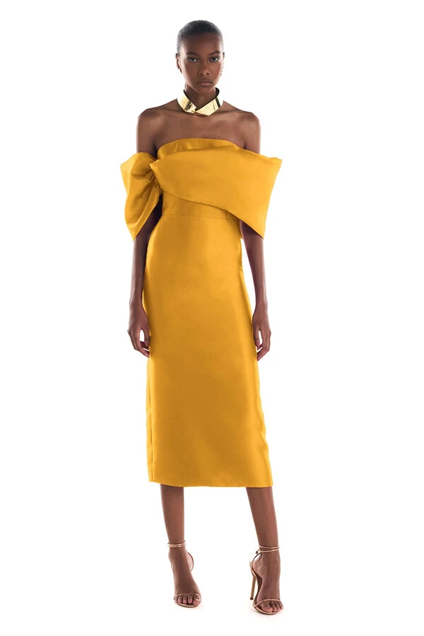 Vestido Aurora Midi Pe