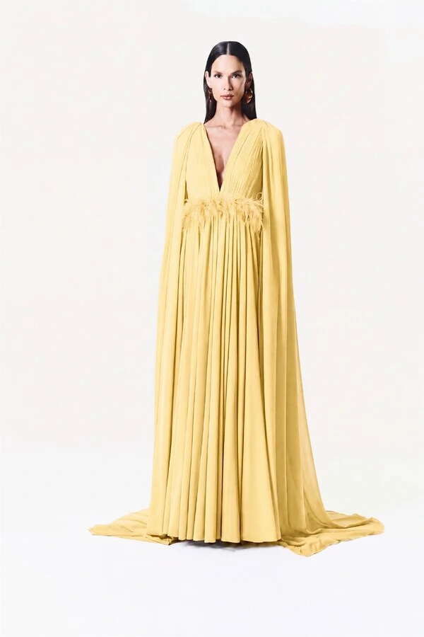 Vestido Flora Com Capa