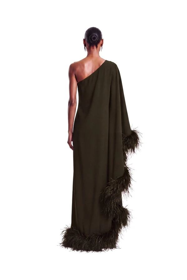 Vestido Florença Plumas