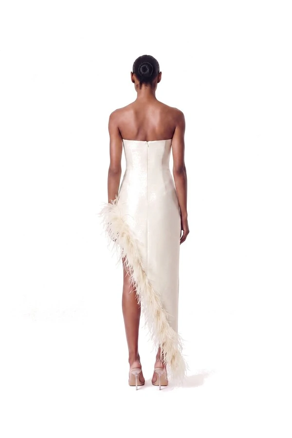 Vestido Raquel Plumas