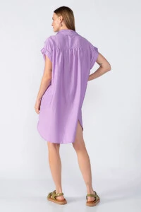 Chemise manga morcego com detalhe