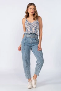 Blusa regata em croche