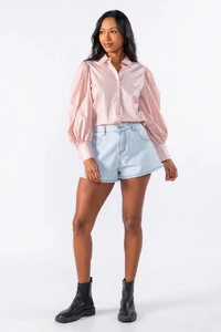 Camisa manga bufante
