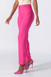 Calca em viscose com elastico no cos
