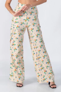 Calca cargo pantalona florida