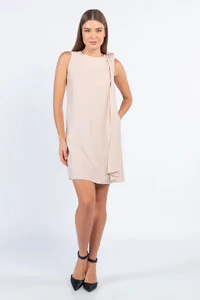 Vestido viscose com faixa ombro