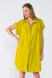Chemise manga morcego com detalhe