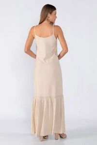 Vestido lurex com alças