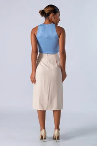 Blusa regata em viscose lisa