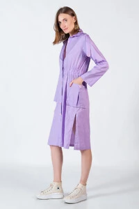 Vestido em algodao com bolsos