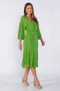 Vestido tricot com top