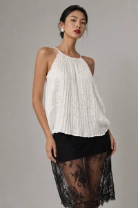 Blusa plissada