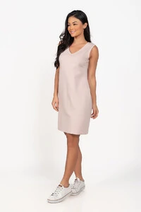 Vestido curto regata em moletinho