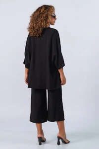Camisa manga curta em viscose